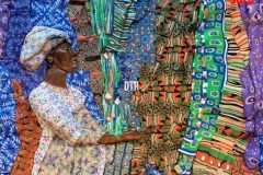 At the Ethnic Fabric Market (SOLD)